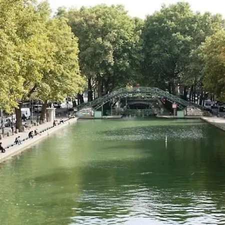Double Divine Sun&moon Canal St Martin Appartamento Parigi